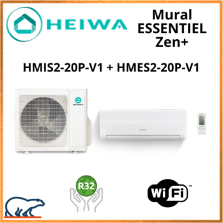 Monosplit ESSENTIEL Zen + HEIWA HMIS2-20-V1 + HMES-20P-V1 2kW