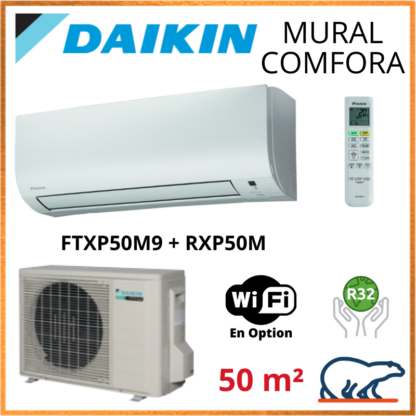Daikin Climatiseur Inverter Monosplit – COMFORA BLUEVOLUTION – R32 – FTXP50M + RXP50M 5 KW