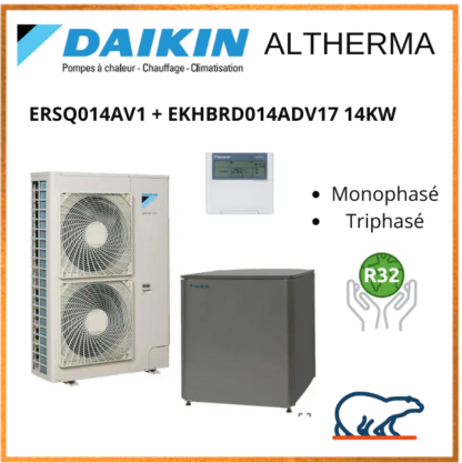Daikin Altherma 14kW ERSQ014AV1 + EKHBRD014ADV17