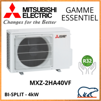Mitsubishi Unités Extérieures – Bi-Splits – Essentiel – R32 – MXZ-2HA40VF  4kW