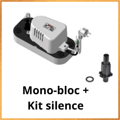 Pompe de Relevage Monobloc + Kit silence