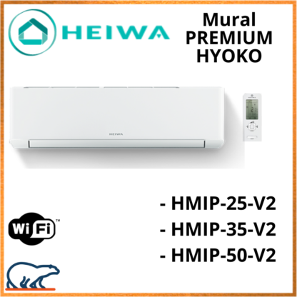 Unité Intérieure HEIWA PREMIUM HYOKO -R32- HMIP-25-V2/HMIP-35-V2/HMIP-50-V2