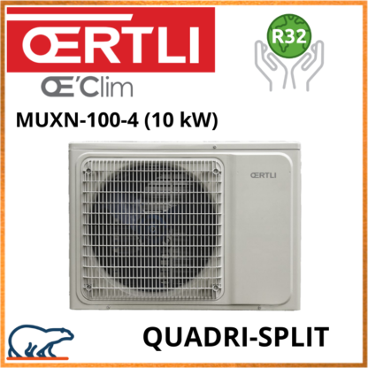 OERTLI Quadri-Split Groupe extérieur MUXN-100-4