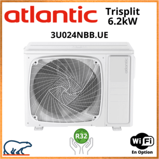 ATLANTIC Trisplit Groupe Extérieur 6.2kW : 3U024NBB.UE