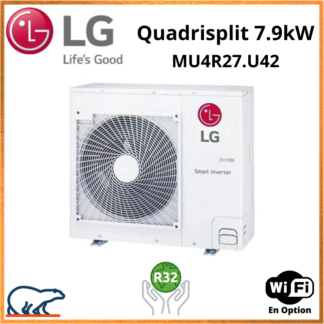 LG Quadrisplit GE 7.9kW : MU4R27.U42