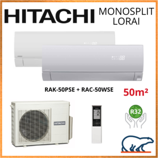 Monosplit HITACHI LORAI Air Pur 5kW RAK-50PSE + RAC-50WSE